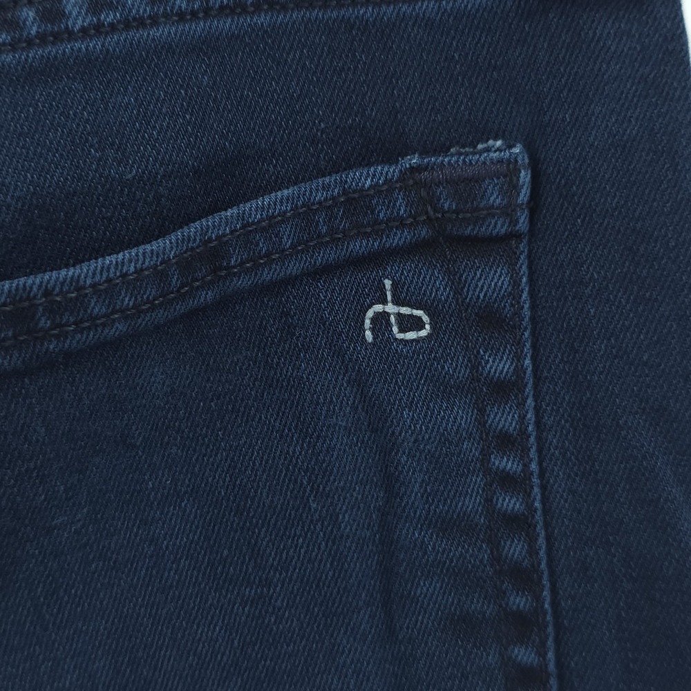 Rag & Bone Jeans Fit 2 Slim Mens 34 Measured 36X30.5 Blue Denim Stretch - Picture 9 of 14